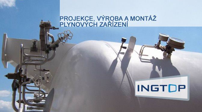 Projekce, výroba a montáž plynových zařízení