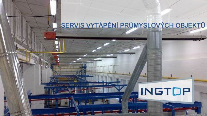 Servis vytápění průmyslových objektů