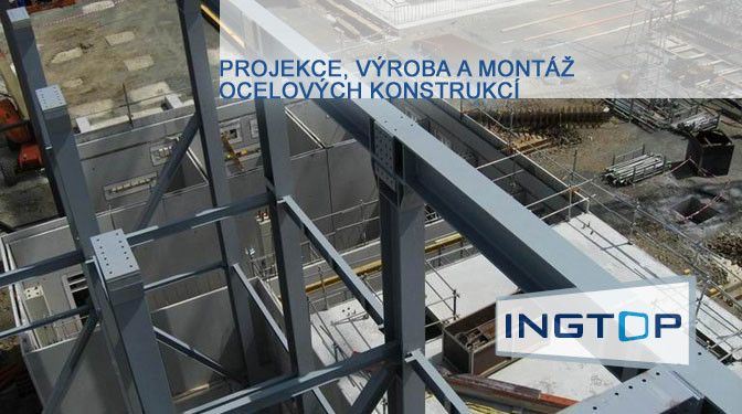 Projekce, výroba a montáž ocelových konstrukcí