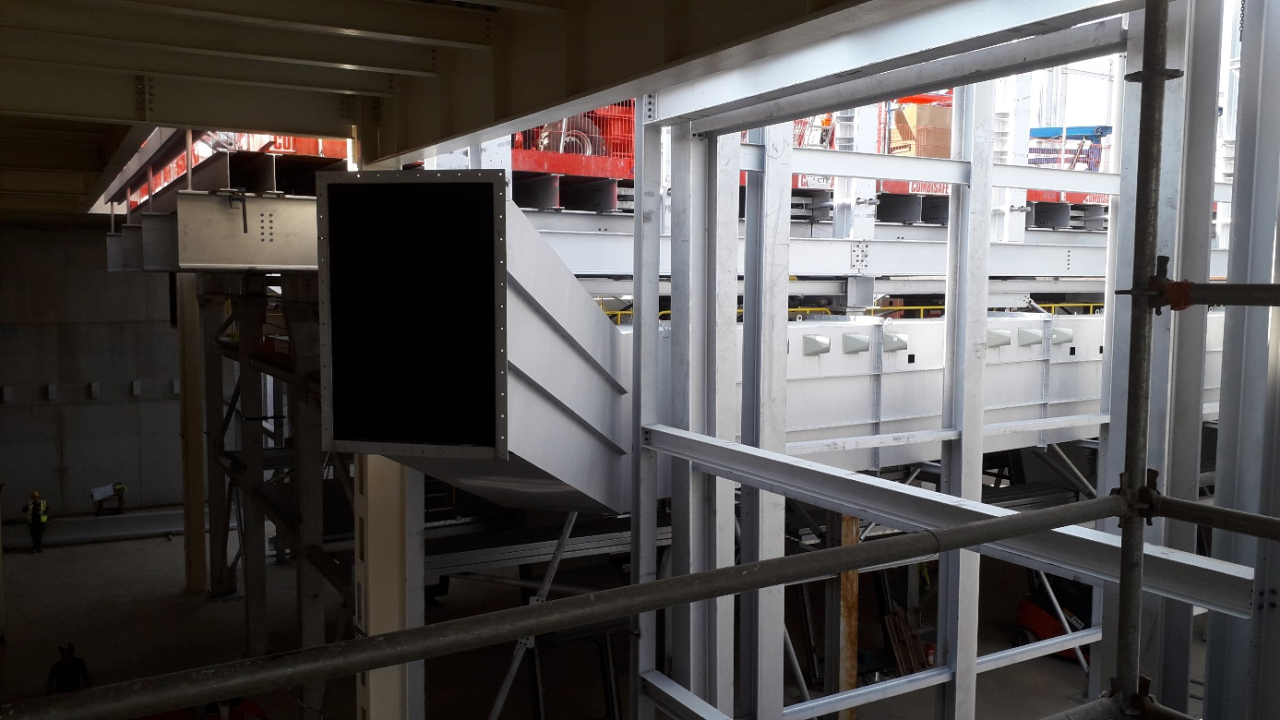 Instalace ventilace float-pece